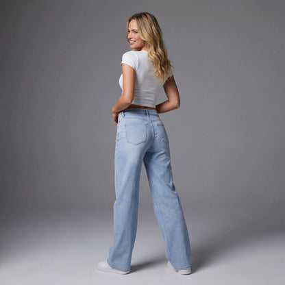Everyday Wide-Leg Baggy Jeans