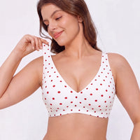 White Polka Dot