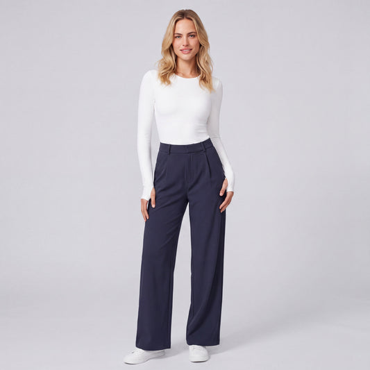 EverFlex Pro High-Waist Straight Leg Trousers