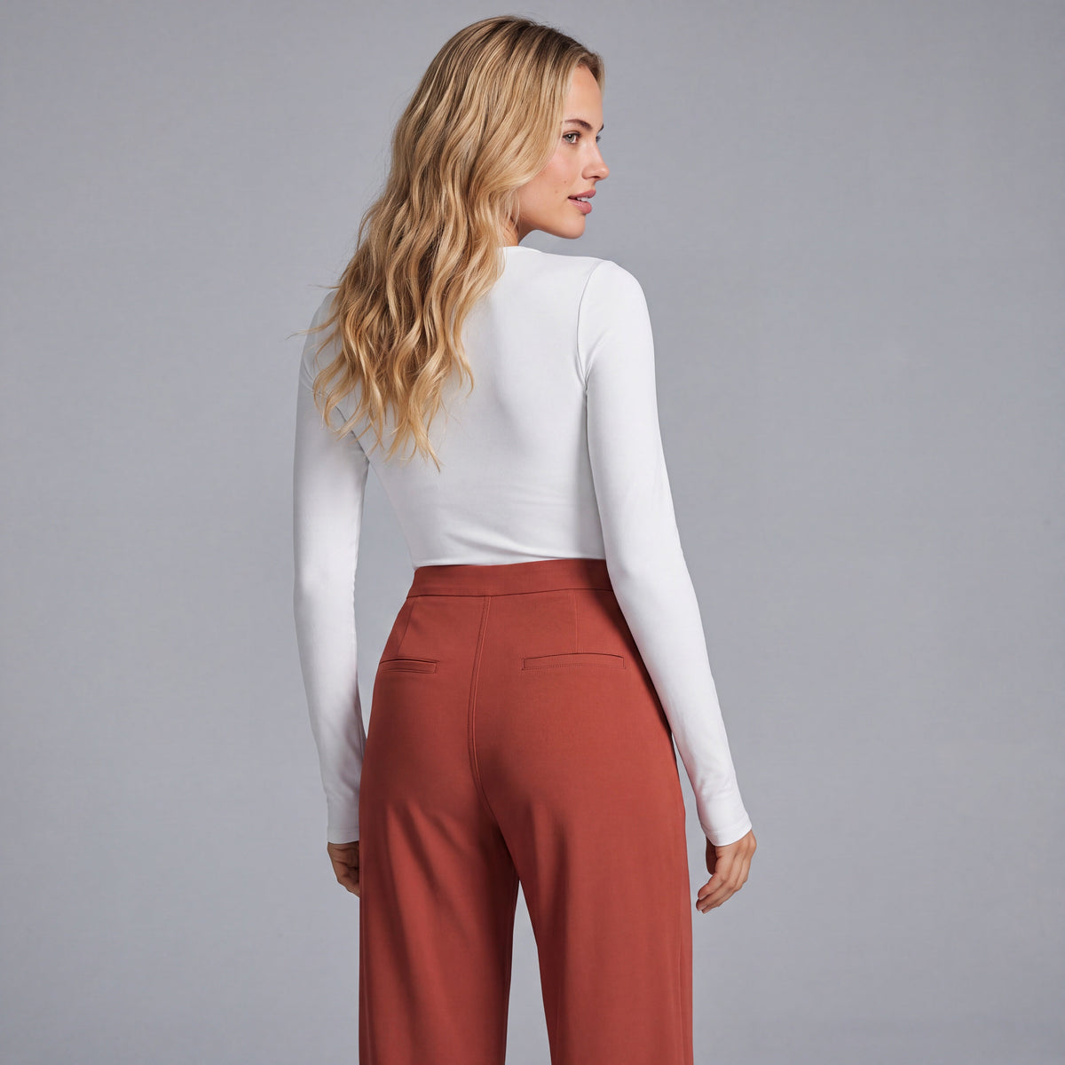 EverFlex Pro High-Waist Straight Leg Trousers