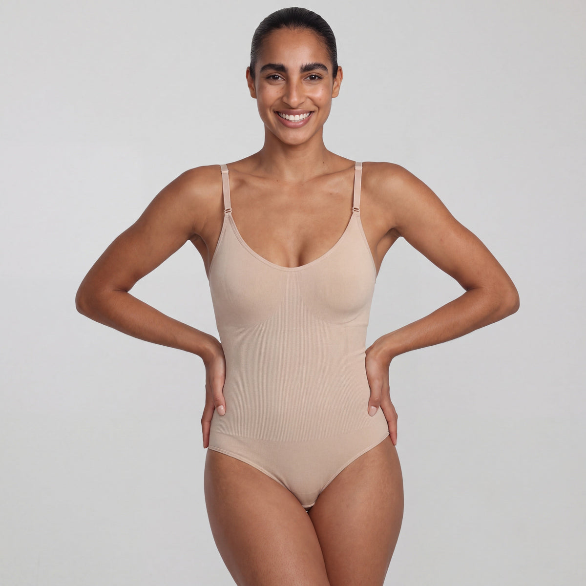 Scoop-neck Shapewear Bodysuit